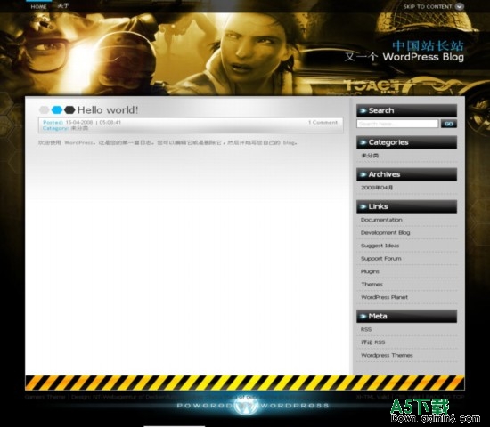 Wordpress 游戏模板