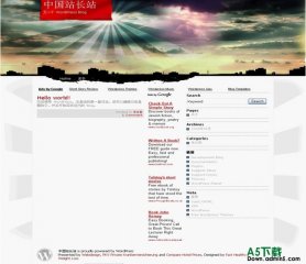 Wordpress Sunset City模板