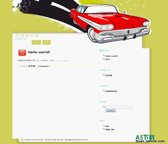 Wordpress Thunderbird模板