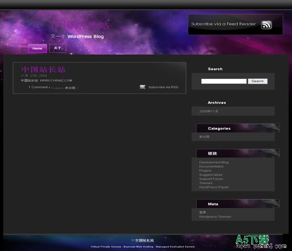 Wordpress Tints Blog模板