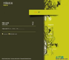 Wordpress Make it Green模板
