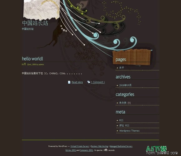 Wordpress Diary Online模板