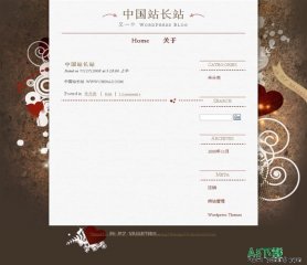 Wordpress 情人节模板