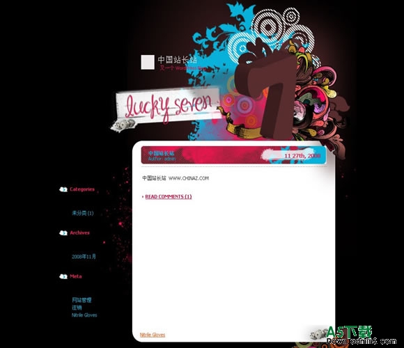 Wordpress lucky模板