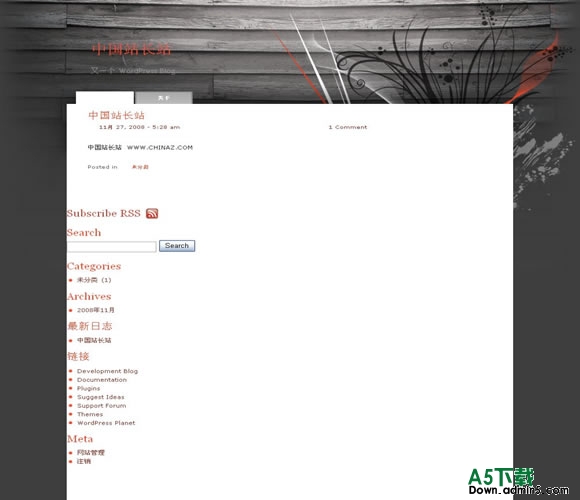 Wordpress Chaos模板