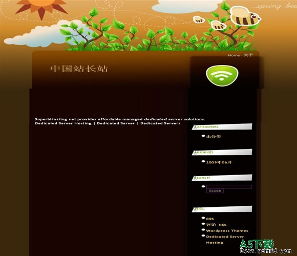 Wordpress Spring模板