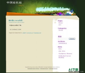 Wordpress Earth模板