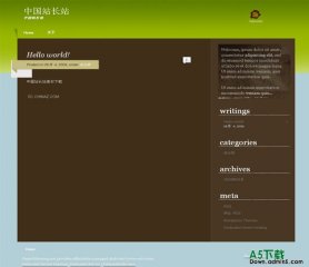 Wordpress Chocolate模板