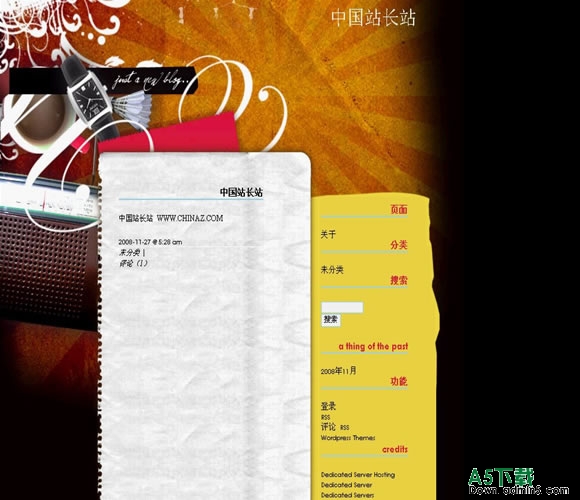 Wordpress Portfolio模板