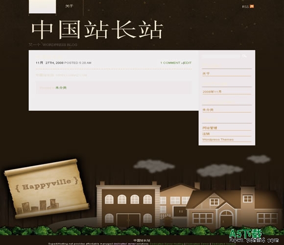 Wordpress Happyville模板