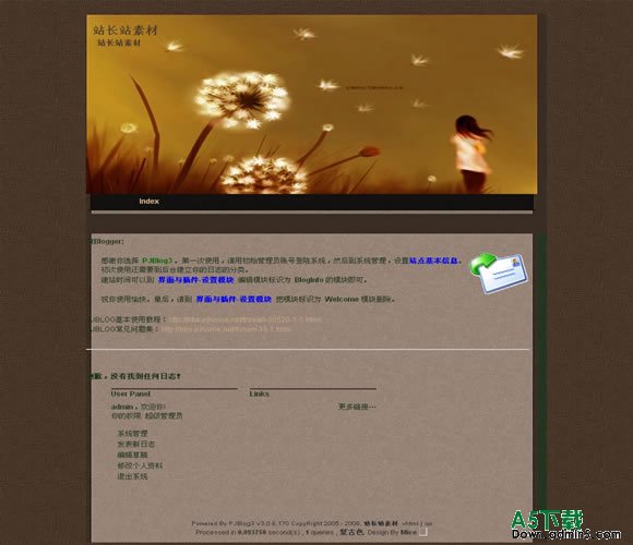 PJBlog3 复古色模板