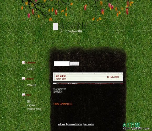 Wordpress ground模板