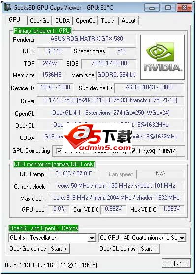 gpu caps viewer
