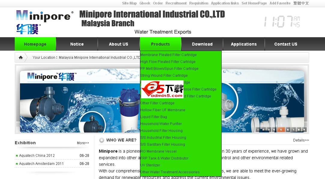 外贸英文企业网站源码v2.1