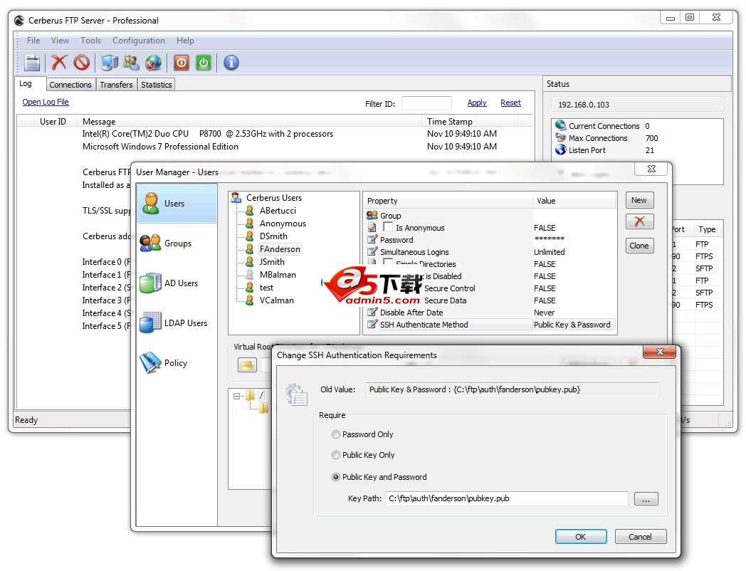 Cerberus FTP Server64