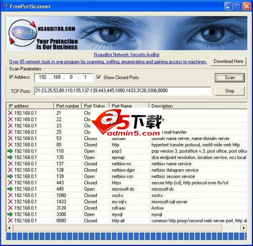 FreePortScanner