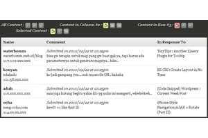 jquery表格内容控制效果