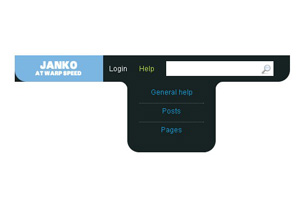 jquery椭圆边框下拉菜单