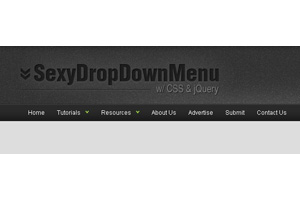 jquery带箭头下拉菜单