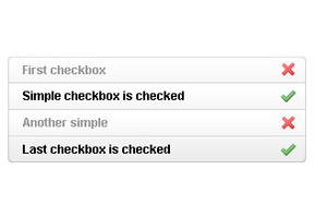 jquery打钩打叉图标特效