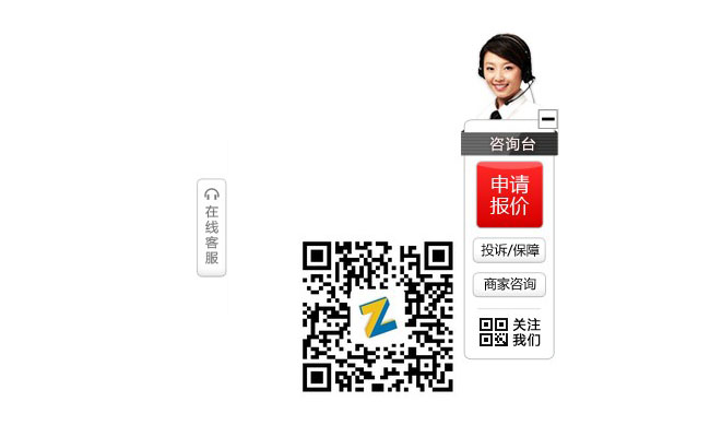 网站右侧客服带返回顶部