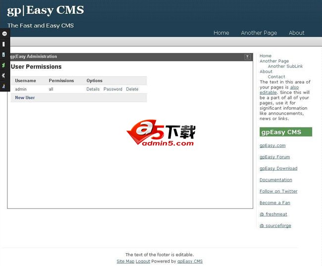 gpEasy CMS文章