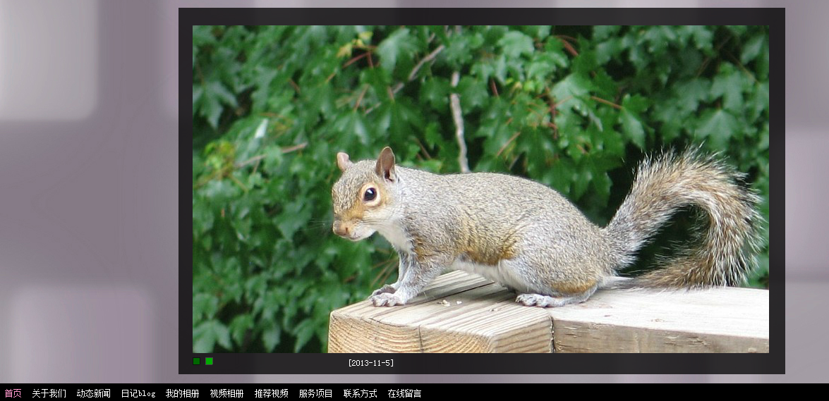 起航FLASH个人主页管理系统