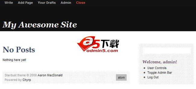 Chyrp 超轻量级开源博客引擎