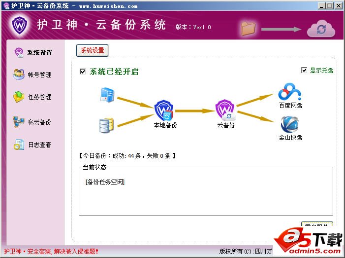 护卫神云备份系统