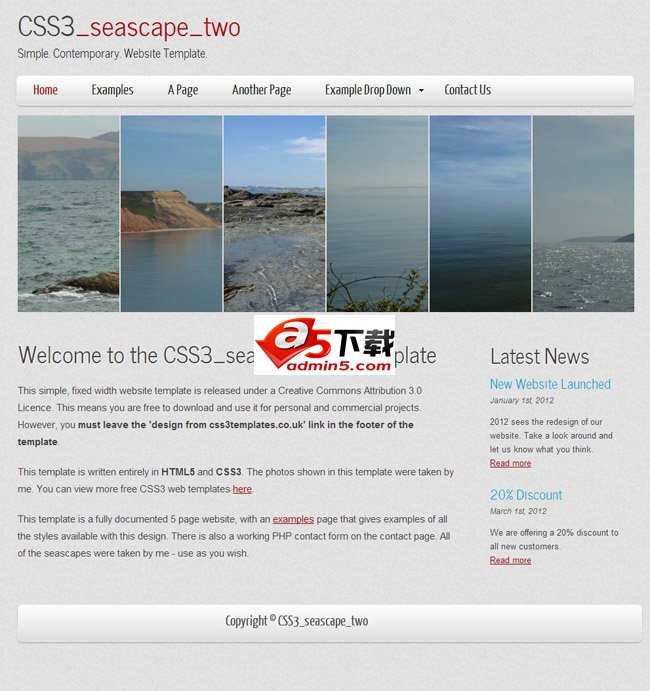 个性相册展示HTML5模板