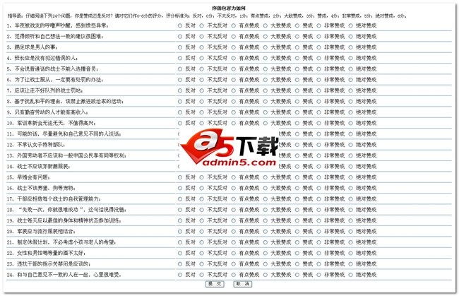 学生心理测验系统