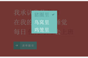 html5单选框表单提交代码