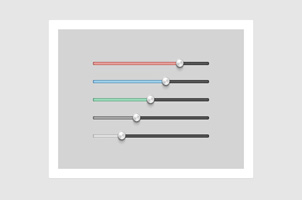 HTML5仿Chrome样式控制滑杆动画