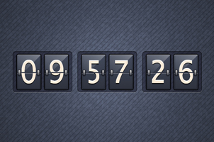 超酷jQuery+CSS3翻页时钟动画