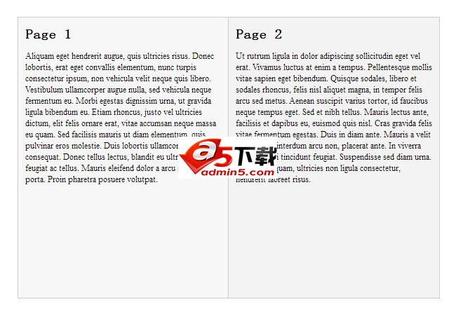 jQuery翻页插件jbooklet