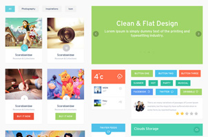 metro扁平UI网页组件