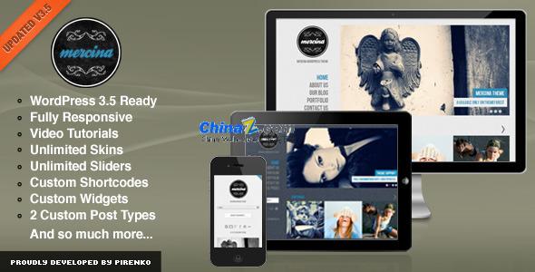 wordpress主题 – Mercina