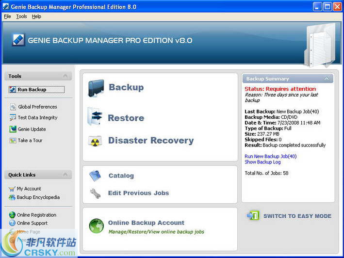 Genie Backup Manager Pro