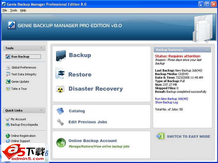 Genie Backup Manager Pro