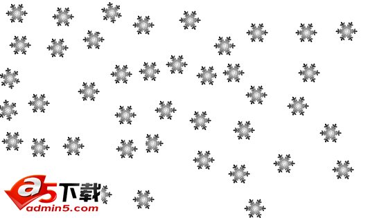 js实现跟随鼠标的旋转雪花