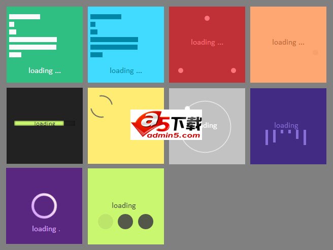 10款CSS3进度条Loading动画