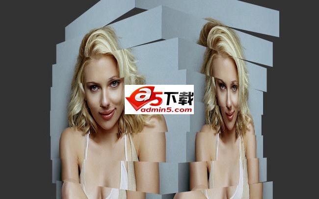 3D图片切片滑块旋转动画