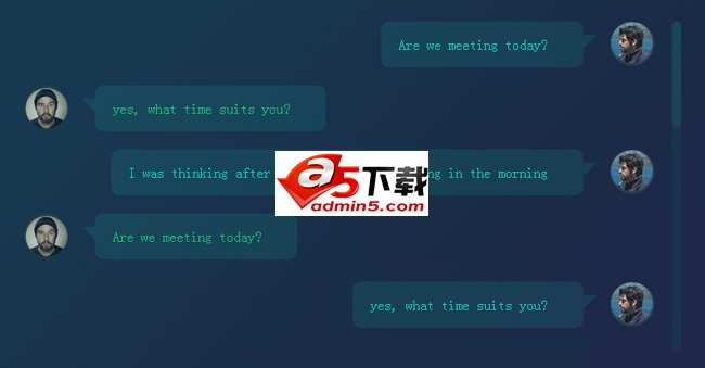 纯CSS3实现聊天窗口