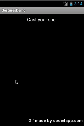 Gestures Demo