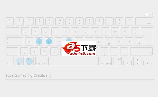 jQuery+CSS3模拟键盘事件