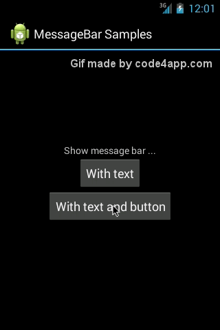 MessageBar