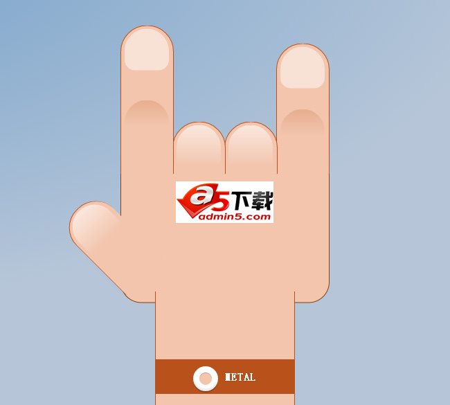 CSS3手势变换动画特效