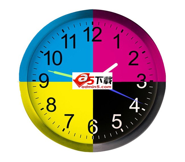 jquery+css3实现彩色时钟表