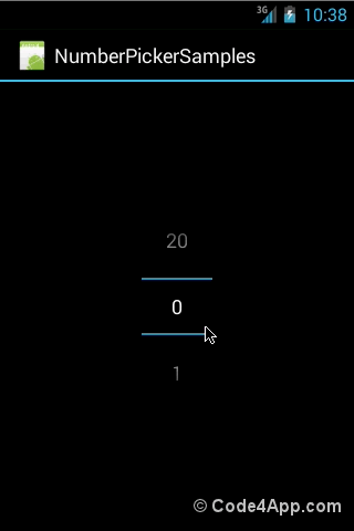 NumberPicker