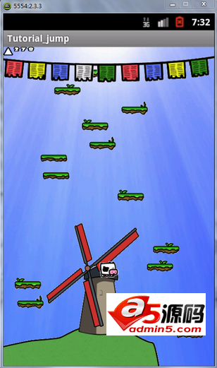 仿涂鸦跳跃DoodleJump源码